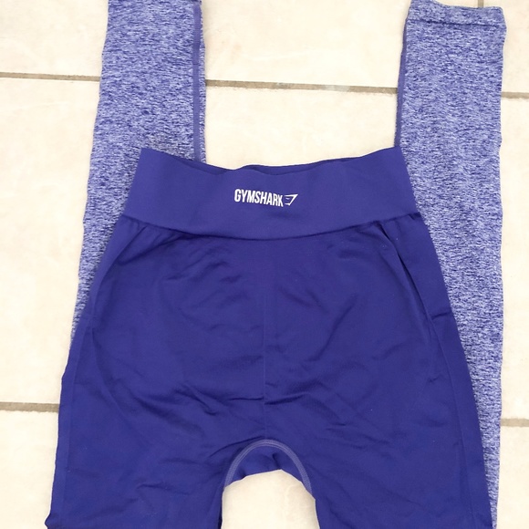 Gymshark Seamless High Waist Tight Purple Leggings - Picture 3 of 3